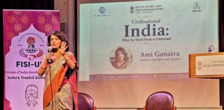 FISI-UK Hosts Thought-Provoking Session on Civilizational India with Ami Ganatra at the Nehru Centre, London