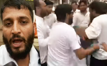 Congress workers assault Kashmiri Muslim for accusing Rahul Gandhi, opposition of misleading nation over EVM, Election Commission